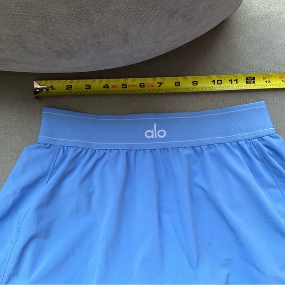 Alo Yoga Match Point Tennis Skirt Crystal Clear Blue M - Picture 8 of 16